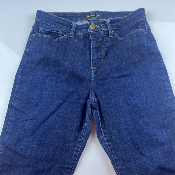 Lee Slim Fit Skinny Leg Mid Rise Sculpting Jeans S106-39 - Picture 4 of 6